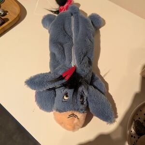 Disney Blue Eeyore Plush Pencil Case